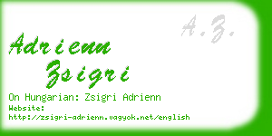 adrienn zsigri business card